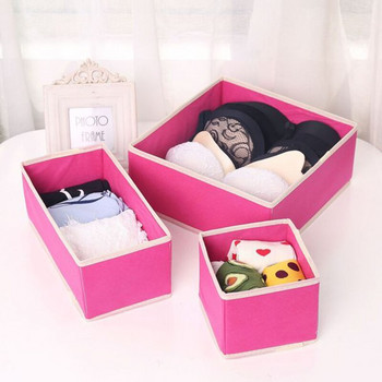 Сгъваеми чекмеджета за бельо Органайзери Разделители Гардероб Скрин Органайзер за съхранение на дрехи Кутия за сутиени Шалове Връзки Чорапи Кутии