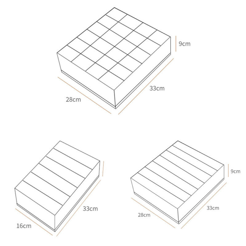 3 bucăți sutien lenjerie de corp cutie de depozitare cutie de depozitare sertar nețesut dulap organizatori depozitare organizator sertar cutii despărțitoare