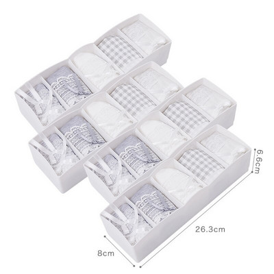 Új fehérnemű Fiók Rendszerezők Elválasztók Szekrény Ruhák Tároló Szervező doboz Melltartókhoz Sálak Nyakkendők Zokni dobozok