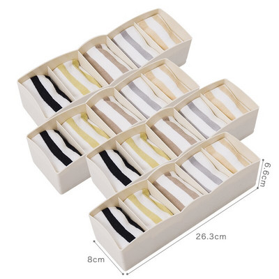 Új fehérnemű Fiók Rendszerezők Elválasztók Szekrény Ruhák Tároló Szervező doboz Melltartókhoz Sálak Nyakkendők Zokni dobozok