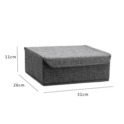 Mazgājamas glabāšanas organizatora kastes Salokāmas skapja atvilktņu organizatori Apģērbi Skapji Apakšveļa Apakšbikses Krūštura uzglabāšanas kaste ar vāku