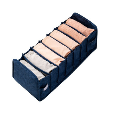 Organizatoare de lenjerie de corp Organizator pliabil de dulap de depozitare Cutie de depozitare despărțitoare Organizator de sertar Sosete Legături Cutie cu 11 grile pentru haine