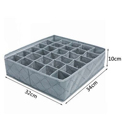 Organizator pliabil Cutie de depozitare pentru lenjerie de corp Sosete Organizatoare Separatoare de depozitare Sertar cu 30 de grile Cutie pentru haine Dulap pentru dormitor