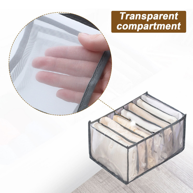 Pretinac za traperice Kutija za odlaganje Ormar Ormar Ladica za odjeću Slaganje hlača Organizatori za odlaganje Mrežasti organizatori za odvajanje Kutije