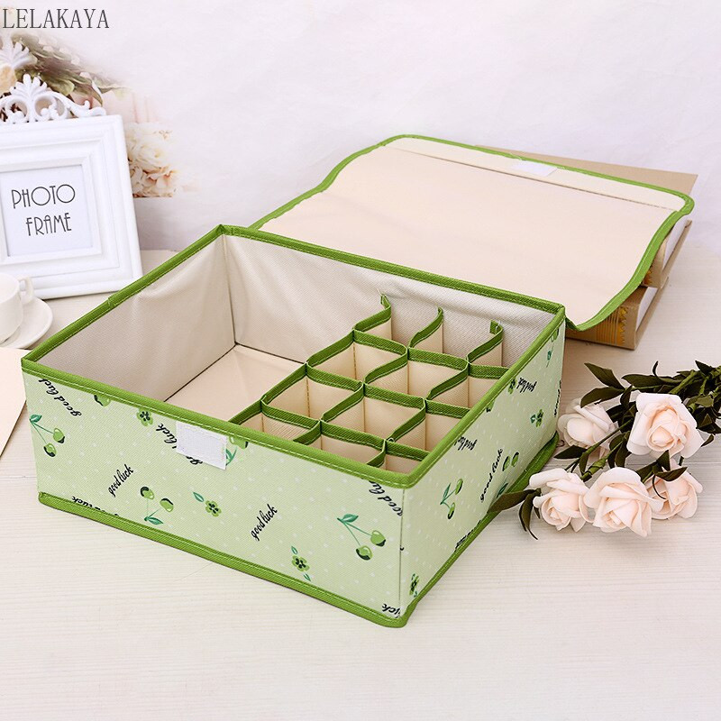 Sulankstoma apatinių drabužių laikymo dėžė 13 tinklelio stalčių laikikliai liemenėlių kojinių laikymo dėžutė.