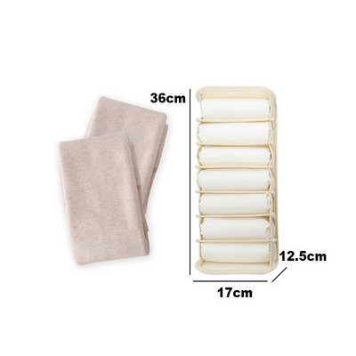 Apakšveļas kastīte Kokvilna Biezināta Atvilktne Organizatori Salokāmi Skapja Organizatori Zeķēm Krūšturis Apakšbikses Šalles Apģērbu Uzglabāšanas Kaste