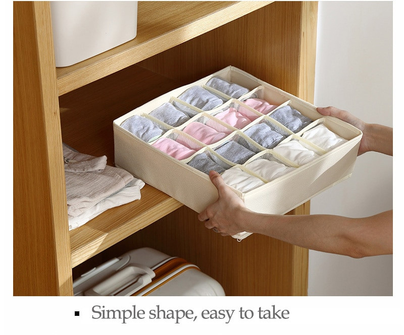 Otthoni tárolás Mosható sálak Zokni Melltartó Szervező Tároló doboz Fiók Szekrény Szervező Dobozok Fehérneműhöz Melltartó