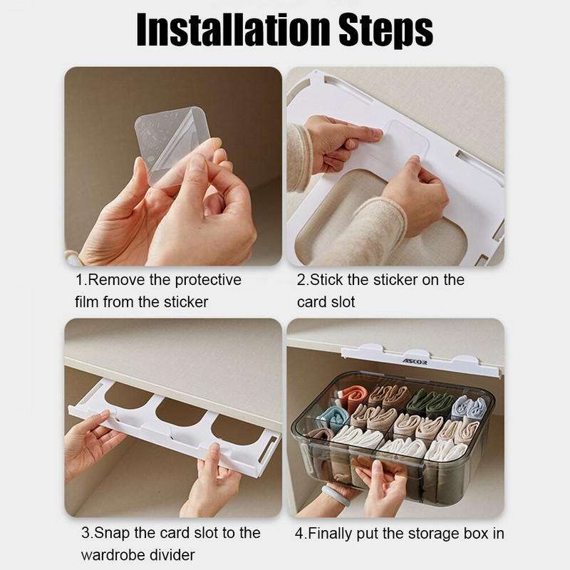 Porálló melltartó alsónemű tárolódobozok gardrób fiókos zokni rendszerezők levehető válaszfalú fiók 12-es típusú rácsok