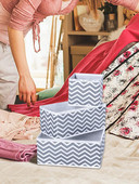 Stalčių Tvarkyklės Drabužiai 6 Rinkinys Spausdinimas Neaustinis audinys Stalčių skirstytuvai Kelių skyrių spintos laikymo dėžutė apatiniams drabužiams Soc