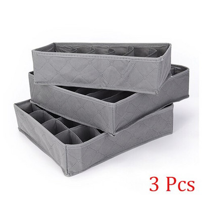 4db fehérnemű melltartó rendszerező tároló doboz 4 szín fiókos szekrény rendező dobozok fehérneműhöz Sálak zokni melltartó több méretben