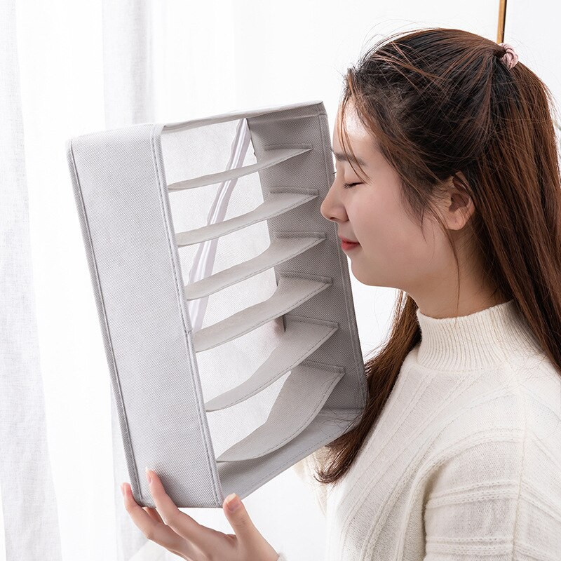 3 vnt. liemenėlės apatinio trikotažo laikymo dėžutė neaustinė stalčių spinta, laikymo organizatorius stalčių skirstytuvų dėžutės