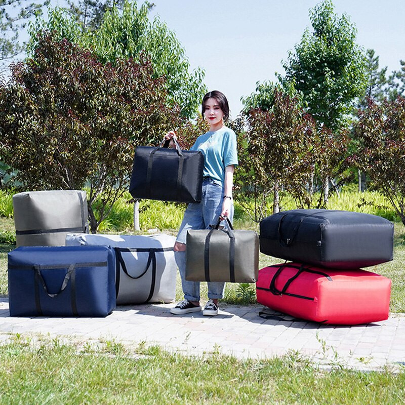 Чанта за съхранение на юрган Органайзер Подвижен калъф Гардероб с голям капацитет Удебелени водоустойчиви прахоустойчиви дрехи Аксесоари за спално бельо