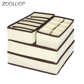 Nou 2 culori sertar dulap organizatoare cutii pentru lenjerie intima eșarfe șosete sutien mai multe dimensiuni 4 buc. lenjerie intima sutien organizator cutie de depozitare