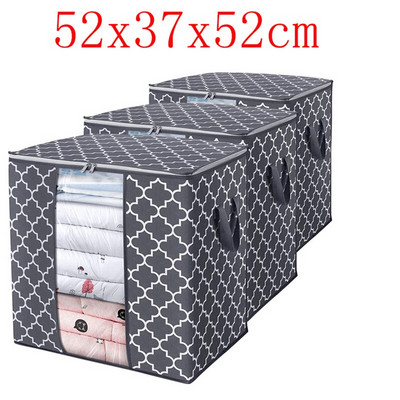 Depozitare Organizați depozitare rezistente la umiditate și praf Cuvernă nețesută Capacitate mare Organizează haine mobile Geanta de jos pat