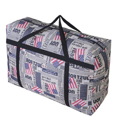 100L/120L/180L Изключително голяма пътна чанта Багажна чанта Голяма вместимост Преместване Къща Чанта за съхранение на багаж Чували Дамски чанти Dropshipping