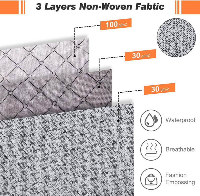 Сгъваеми контейнери за съхранение под леглото-2 пакета Чанта за съхранение под леглото за завивки за дрехи Одеяла за спалня Органайзер за чанта за съхранение