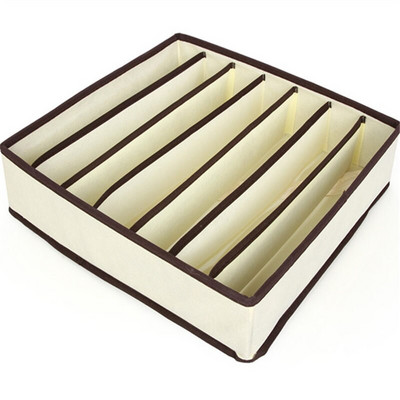 Organizatoare cu sertar pentru dulap Cutii pentru lenjerie intima Esarfe Sosete Set sutien Lenjerie intima Organizator sutien Cutie depozitare bej