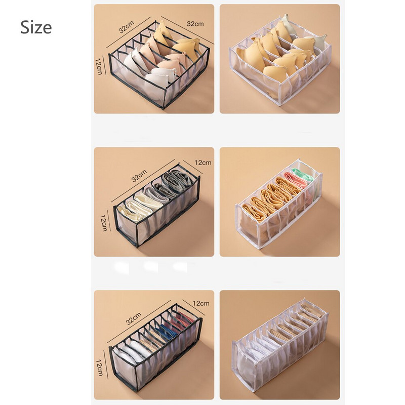 3 Sulankstomi apatiniai Stalčių laikikliai Skirstytuvai Spintelė Drabužių laikymo Tvarkyklės Dėžė liemenėlėms Šalikai Kaklaraiščiai Kojinės Dėžutės