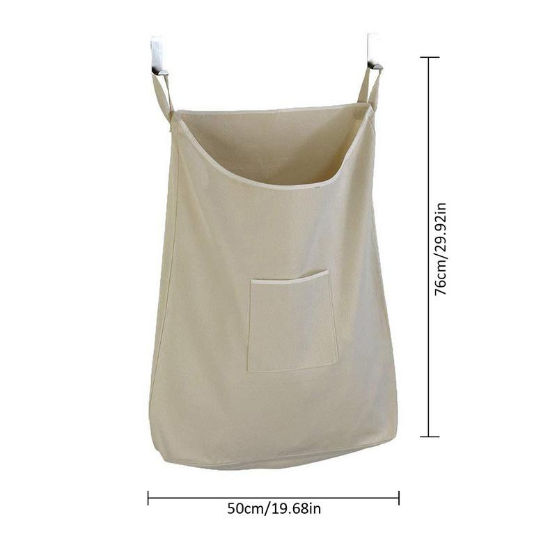 Чанта за съхранение Домакински голям капацитет Мръсни дрехи Висяща чанта за пране Чанта за баня Висяща на вратата Чанта за съхранение