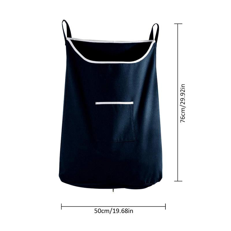 Чанта за съхранение Домакински голям капацитет Мръсни дрехи Висяща чанта за пране Чанта за баня Висяща на вратата Чанта за съхранение