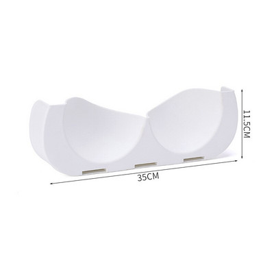 3db Fehérnemű Melltartó Tárolás Szervezők Forma tartása Fiók Ruhásszekrény Szekrény Otthon Szervezet Fiókelválasztó Kollégium Helytakarékos