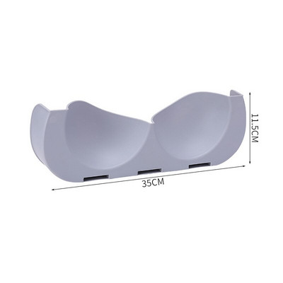 3db Fehérnemű Melltartó Tárolás Szervezők Forma tartása Fiók Ruhásszekrény Szekrény Otthon Szervezet Fiókelválasztó Kollégium Helytakarékos