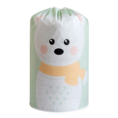 Сгъваема голяма чанта за съхранение Прахоустойчив Водоустойчив Органайзер Дрехи Одеяло Юрган Играчка Обувки Контейнери Карикатурни пътни чанти