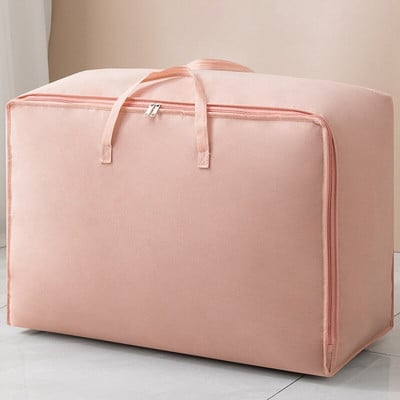 Сгъваема чанта за съхранение на дрехи Голям органайзер за гардероб от нетъкан текстил Органайзер за одеяло с цип Органайзер за одеяла за съхранение на дрехи Органайзер за дрехи