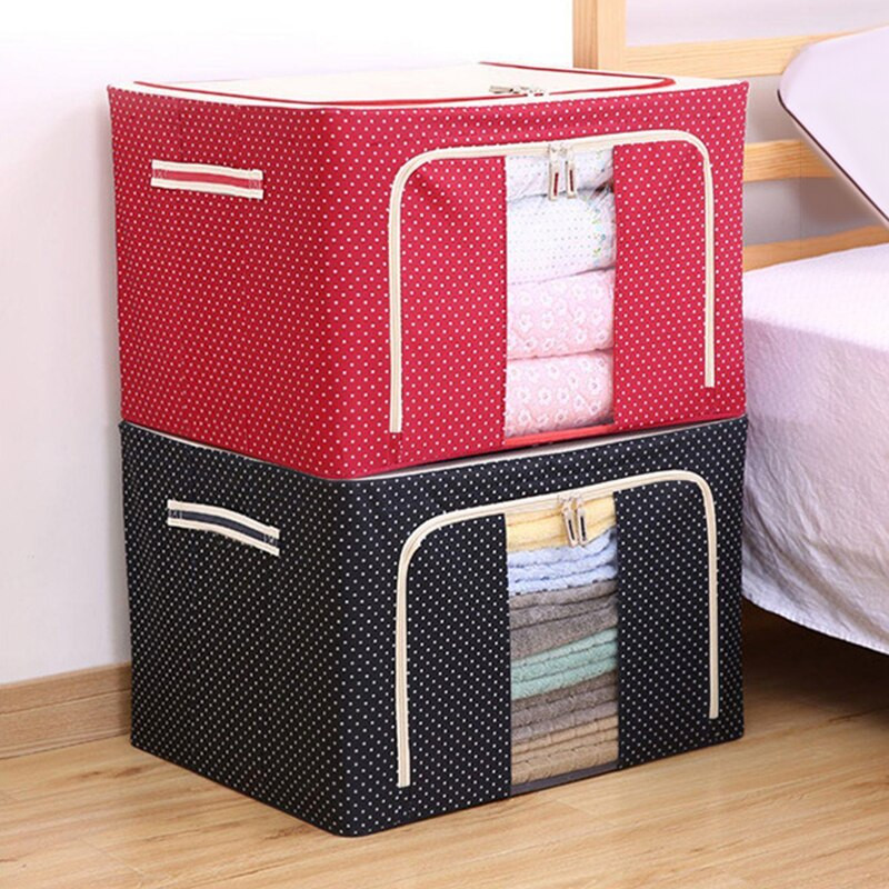Гореща кутия за съхранение на дрехи с голям капацитет, сгъваема прахоустойчива гардеробна, органайзер, одеяло за багаж от плат Оксфорд, чанта за сортиране на юргани