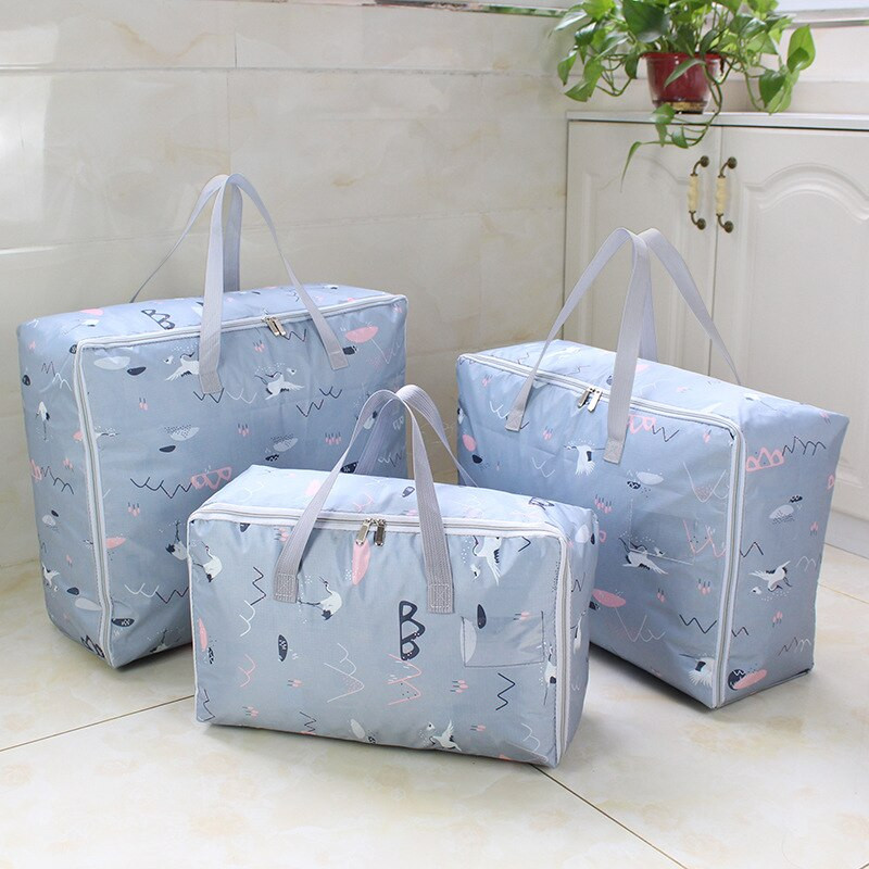 Свеж юрган с японски печат Сгъваеми чанти за съхранение Изключително голям дебел гардероб Калъф за съхранение Оксфорд Органайзер за дрехи Организатор за дрехи