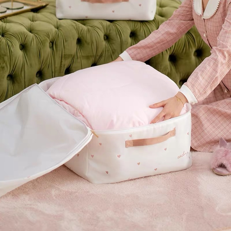 Сгъваема чанта за съхранение, органайзер за одеяла, платнена юрганска чанта за съхранение Bolsa Almacenamiento Ropa, чанта за гардероб, органайзер за дома