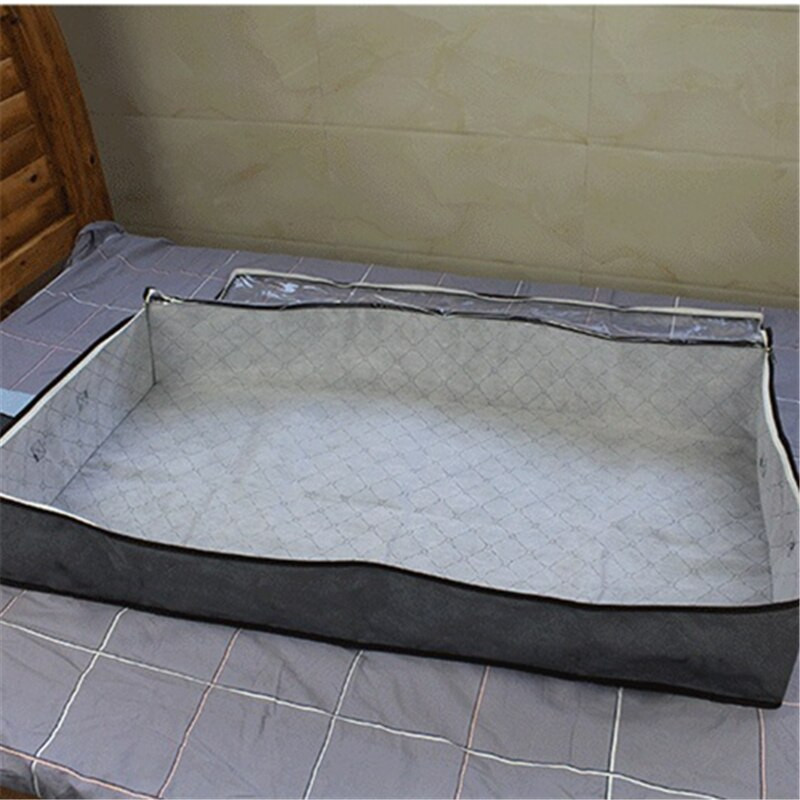 Модерен опростен стил Quilt Clothes Storage Finishing Bag Home Pure Colour Влагоустойчива чанта за съхранение Организатор от нетъкан плат Ba