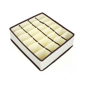 Szervezők Dobozok Fehérneműhöz Sálak Zokni Melltartó Szett Fehérnemű Melltartó Szervező Tároló doboz Bézs Fiókos Szekrény