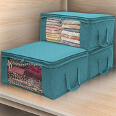 Голяма чанта за съхранение на дрехи Нетъкан сгъваем юрган Прахоустойчива кутия за довършителни работи на шкафове Консумативи за домашно съхранение Органайзер Кутия за дрехи