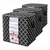 Сгъваема чанта за съхранение на юргани Преносими дрехи с голям капацитет Подредена торбичка Куфар Нетъкан домашен удебелител Прахоустойчива кутия за органайзер