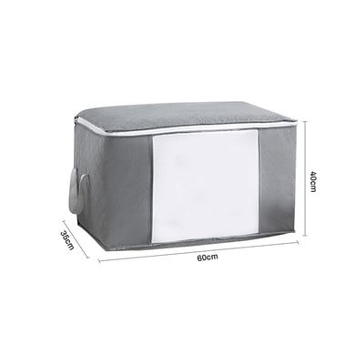 Sulankstoma laikymo dėžutė Nešiojamų drabužių organizatorius Tvarkingas maišelis Lagaminas Neaustinė namų laikymo dėžutė Antklodė laikymo konteinerio krepšio dėžutė