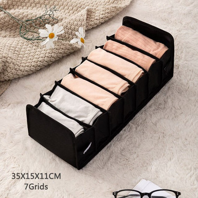 Kutija za pohranu donjeg rublja Čarape Grudnjak Gaćice Sklopiva pregrada Ladica Ormar Organizator Skladištenje kućanske odjeće Alati za sortiranje Novo