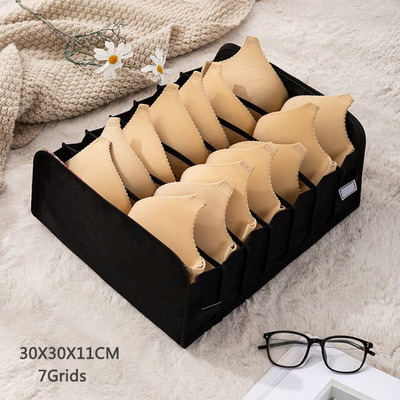 Kutija za pohranu donjeg rublja Čarape Grudnjak Gaćice Sklopiva pregrada Ladica Ormar Organizator Skladištenje kućanske odjeće Alati za sortiranje Novo