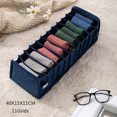 Kutija za pohranu donjeg rublja Čarape Grudnjak Gaćice Sklopiva pregrada Ladica Ormar Organizator Skladištenje kućanske odjeće Alati za sortiranje Novo