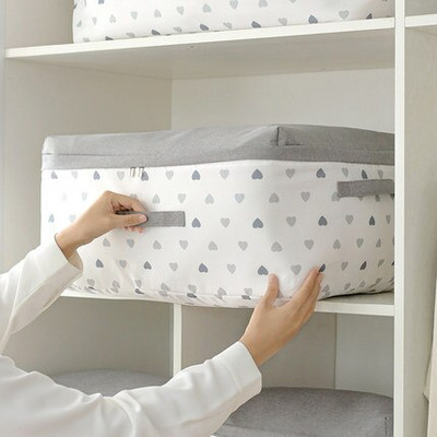 Összehajtható ruhák paplan tároló táskák szervező párna takaró Boite termékcsalád nagy kapacitású ruhatároló táska otthoni szervező