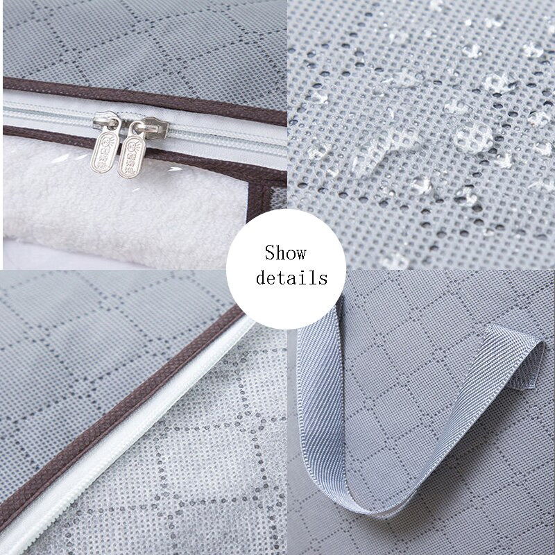 Geantă de depozitare pilota cu capac, cutie de depozitare pliabilă rezistentă la praf, geantă de depozitare de mare capacitate pentru haine, dulap și depozitare sub pat