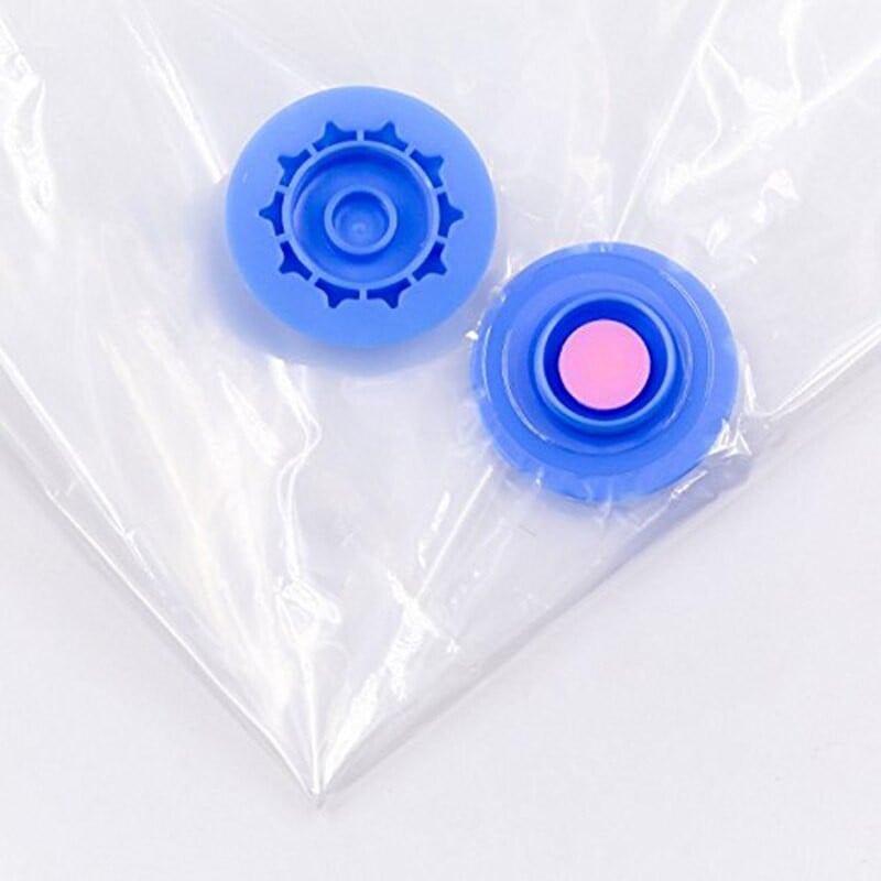 Вакуумна торба 10 части Комплект 2 размера 6 части 40x60 и 4 части 60x80 здрава за съхранение на дрехи, юргани и спално бельо Вакуумна торба f