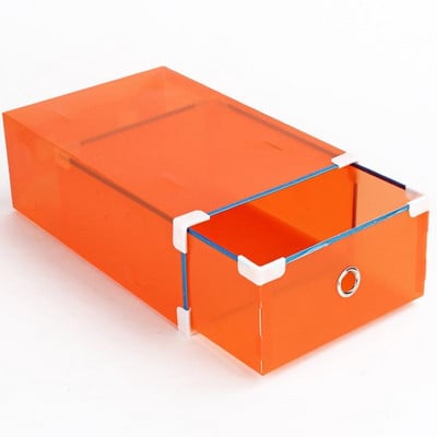 Összehajtható műanyag tárolódoboz Vastag láda Ruha Cipő Fiókok Átlátszó tárolórendszer Otthon Helytakarékos Tartozékok