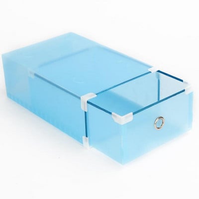 Összehajtható műanyag tárolódoboz Vastag láda Ruha Cipő Fiókok Átlátszó tárolórendszer Otthon Helytakarékos Tartozékok