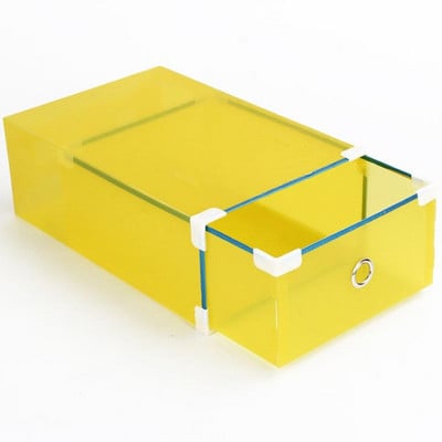 Összehajtható műanyag tárolódoboz Vastag láda Ruha Cipő Fiókok Átlátszó tárolórendszer Otthon Helytakarékos Tartozékok