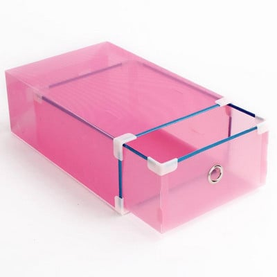 Összehajtható műanyag tárolódoboz Vastag láda Ruha Cipő Fiókok Átlátszó tárolórendszer Otthon Helytakarékos Tartozékok