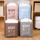 Сгъваема кутия за съхранение на памучно бельо Кошница за съхранение на мръсни дрехи Кошница за пране Разни бельо Кошница за сортиране на играчки за хляб