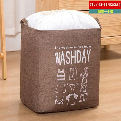 Сгъваема кутия за съхранение на памучно бельо Кошница за съхранение на мръсни дрехи Кошница за пране Разни бельо Кошница за сортиране на играчки за хляб