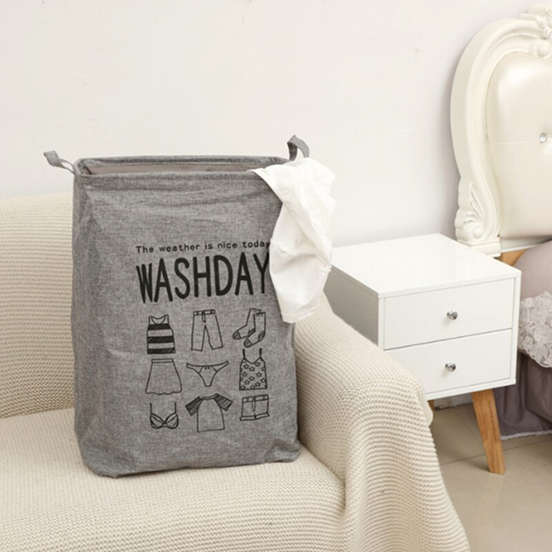 Сгъваема кутия за съхранение на памучно бельо Кошница за съхранение на мръсни дрехи Кошница за пране Разни бельо Кошница за сортиране на играчки за хляб