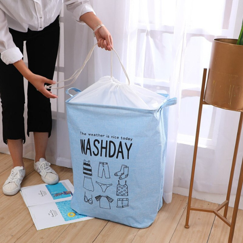 Сгъваема кутия за съхранение на памучно бельо Кошница за съхранение на мръсни дрехи Кошница за пране Разни бельо Кошница за сортиране на играчки за хляб